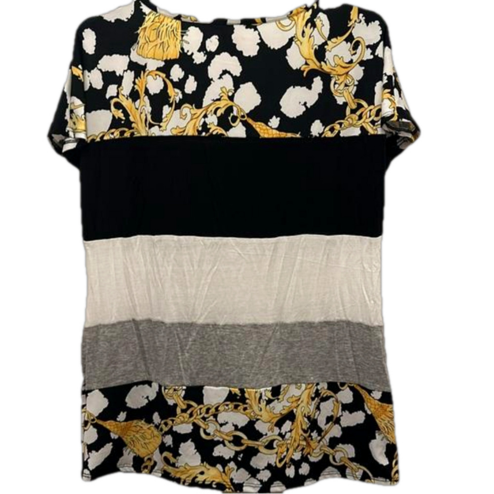 NWOT multi colored panel top - Picture 7 of 11